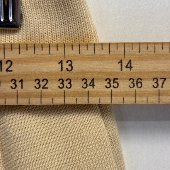 Vintage Cyn Les Women's Pleated Minimalist Academia Wool Sweater Skirt Size M - Picture 4 of 8